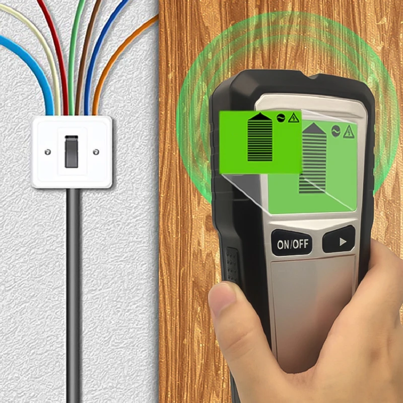 

Stud Detector Wall Metal Detector Scanner -5 In 1 Electronic Center Wire Finder With LCD Display And Audio Alarm For Wood Center