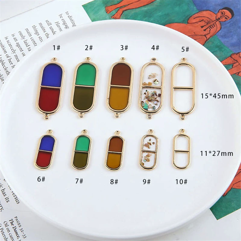 6 шт. корейские модные серьги для женщин 2020 контрастный цвет Овальный встроенный