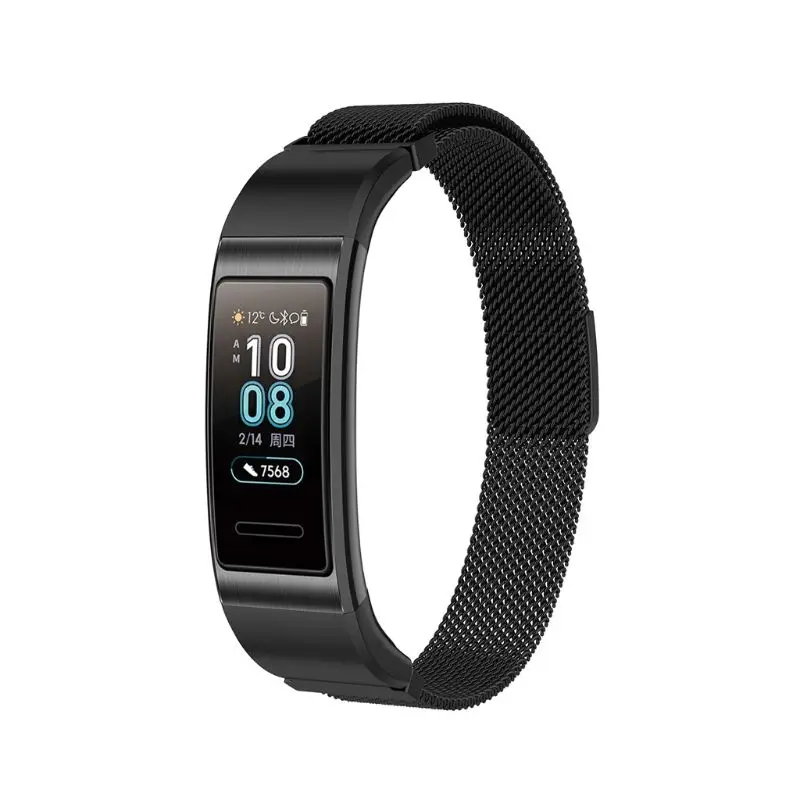 Магнитный ремешок для часов из нержавеющей стали для huawei Band 3/Band 3 Pro TER-B09 TER-B29 браслет