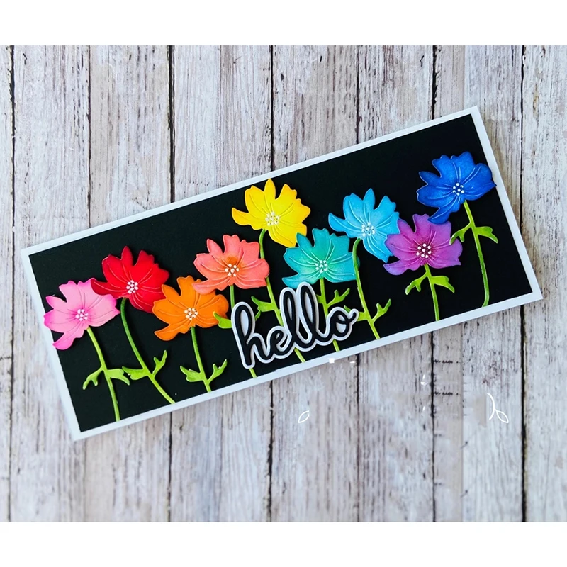 

Beautiful Flowers Metal Cutting Dies Craft Cut Die Stencil Scrapbooking Handmade Paper Make Album Model Punch Blade New Design