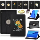 Вращающийся на 360 градусов чехол для Huawei MediaPad T3 10 9,6 дюймаT5 10 10,1 дюйма, чехол-подставка, чехол из искусственной кожи для планшета, чехол