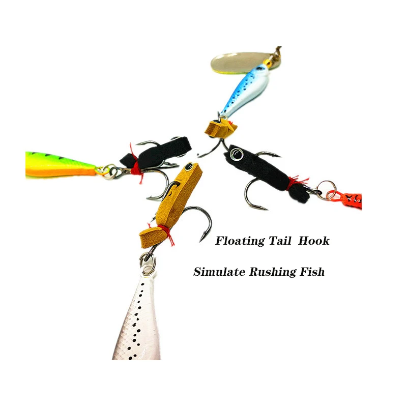 Хит новый стиль ручная работа литье вибрация металлический клинок блесны ложка