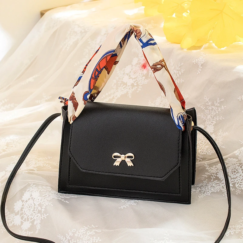 ZLX063 Black Роскошные Сумки Женские Сумки Дизайнер Мода Повседневная Шарфы Кожа Маленькая Сумка Лоскут Леди Плечо Сумка Для Партии - Цвет: ZLX063 Black
