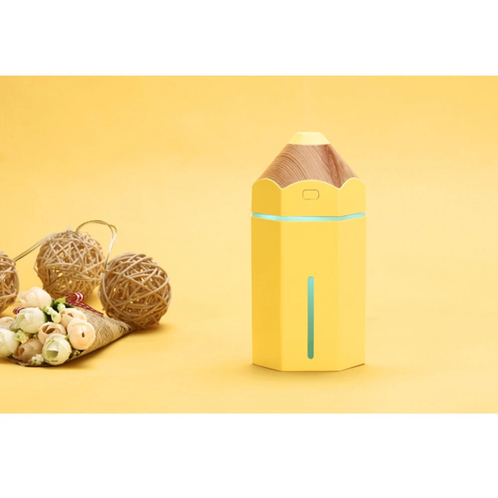 Карандаш увлажнитель желтый 230 мл Офис USB мини прохладный туман Светодиодный