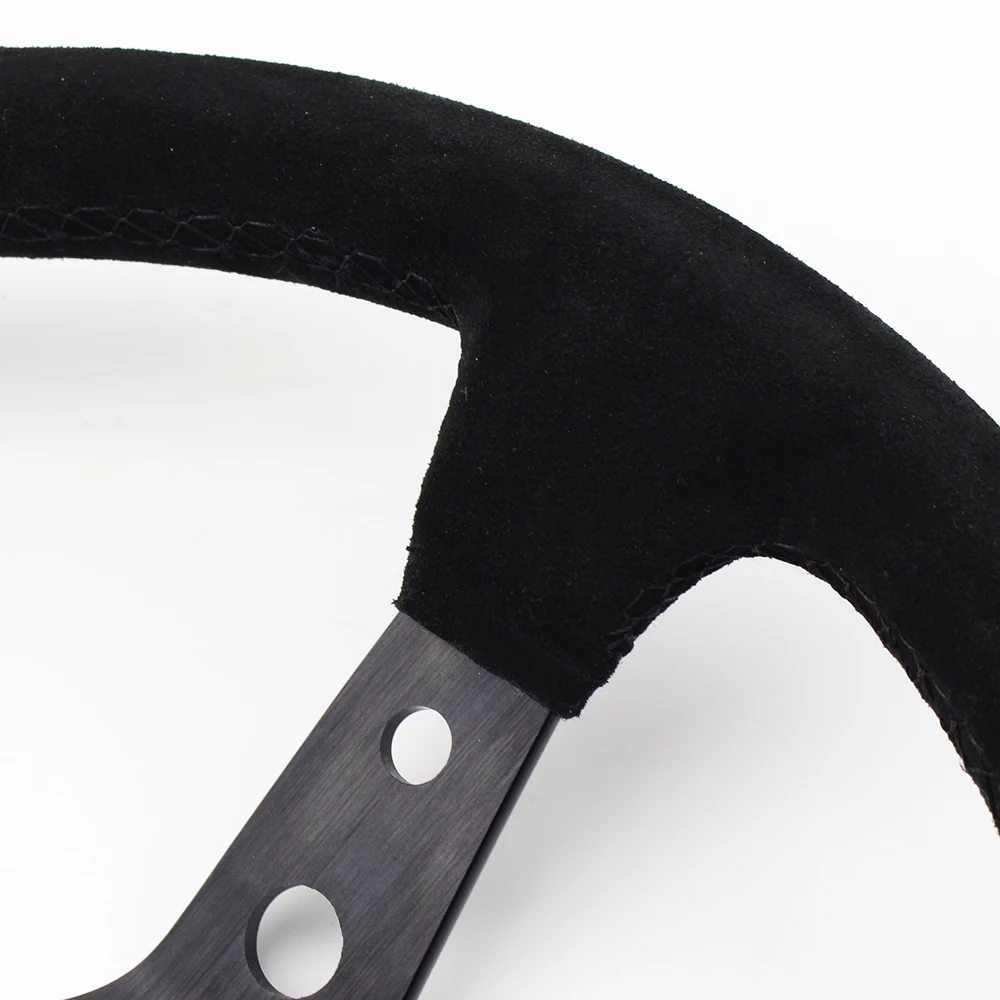 Замша 350 мм 14 дюймов глубокое блюдо гоночный автомобиль спортивный руль |