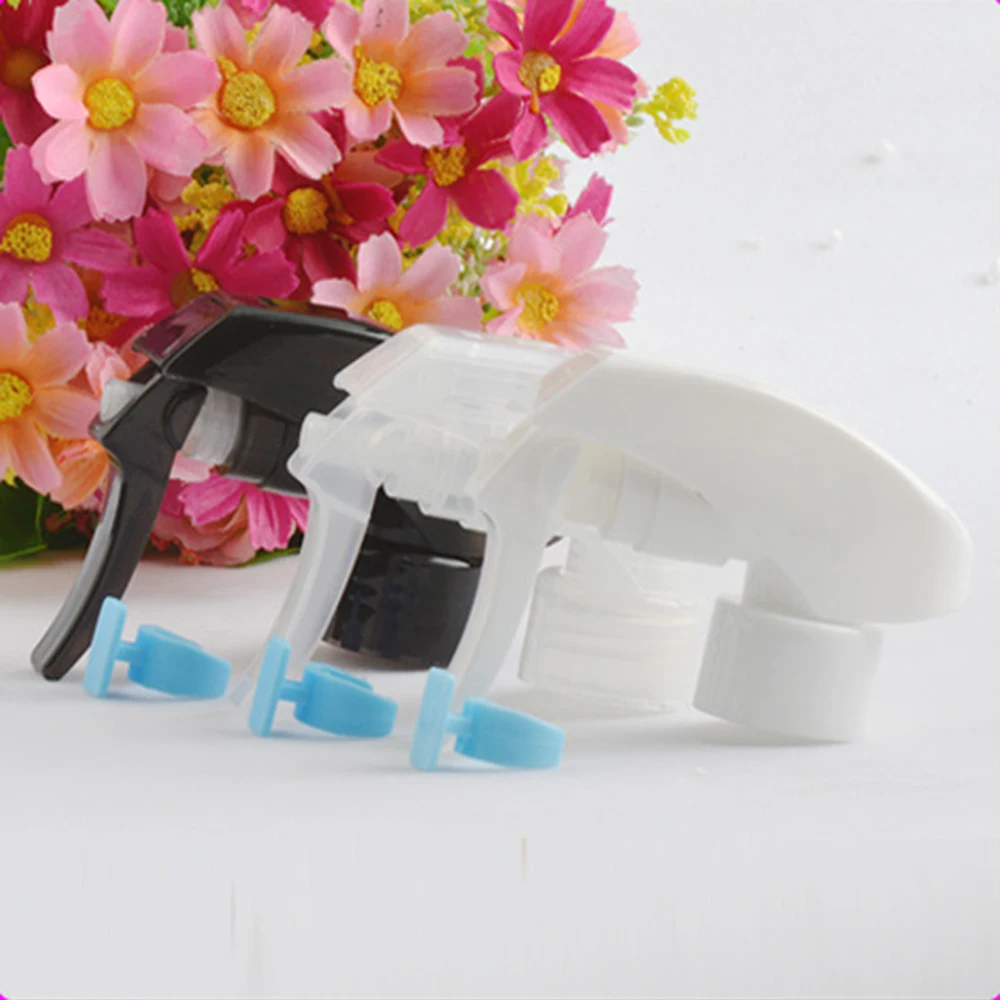 500 мл большие пустые янтарные пластиковые бутылки с черным триггером емкость для