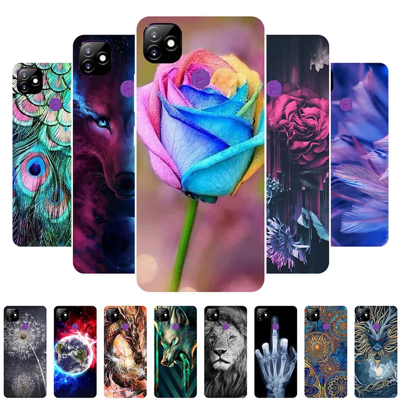 

For ITEL Vision 1 Case Flower Soft Silicone Back Cases For ITEL Vision1 Fundas Phone Cover for ITEL Vision 1 L6005 Coque 6.09"