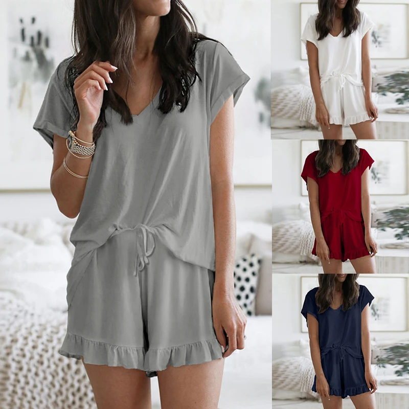 Рюшами Сорочка свободного кроя Для женщин моды Сезон лето Одежда для отдыха