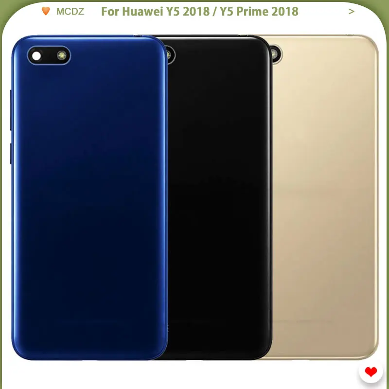 Новая крышка аккумулятора для Huawei Y5 2018 / Prime задняя корпуса телефона|Корпусы и
