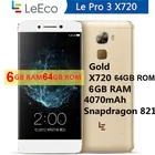 Мобильный телефон 6 ГБ ОЗУ 64 Гб ПЗУ Snapdragon 821 3 ГБ ОЗУ 32 Гб ПЗУ Helio X20 LeTV LeEco Le S2 S3 pro 3 X720 X620 X626