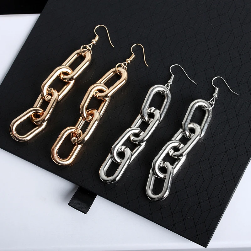 Женские серьги подвески в стиле панк|Серьги-подвески| |