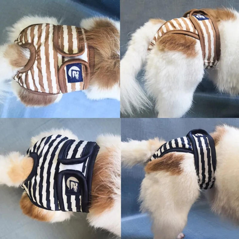 Маленькие и средние подгузники для собак питомца собаки моющиеся прочные