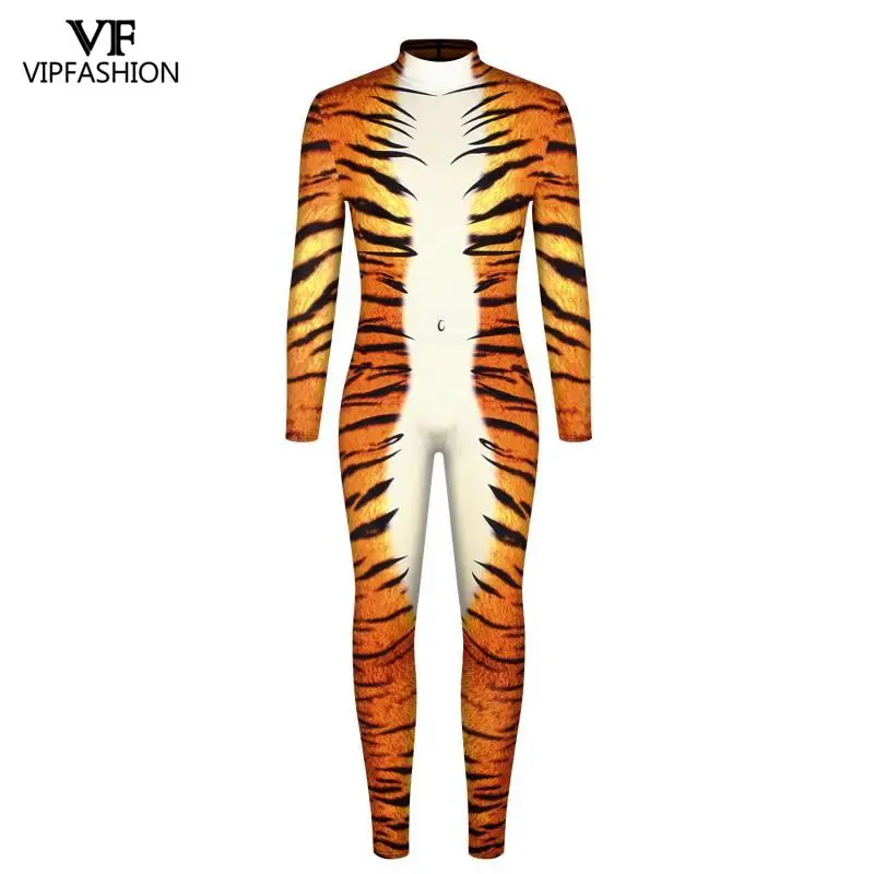 Костюм Змеиный мужской для косплея Модный комбинезон с 3D-принтом животных