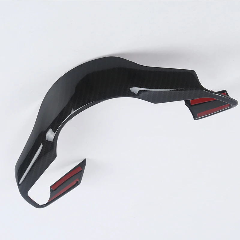 

For Jaguar F-PACE 2016 2017 2018 ABS Carbon fibre Car rear package steering wheel trim Accessories Covers Trim Car Styling 1pcs