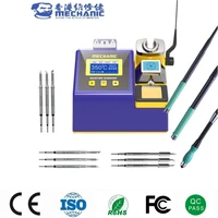 mechanic nano soldering station rapid heating with jbc 115 210 245 soldering tip for integrated circuit component welding repair