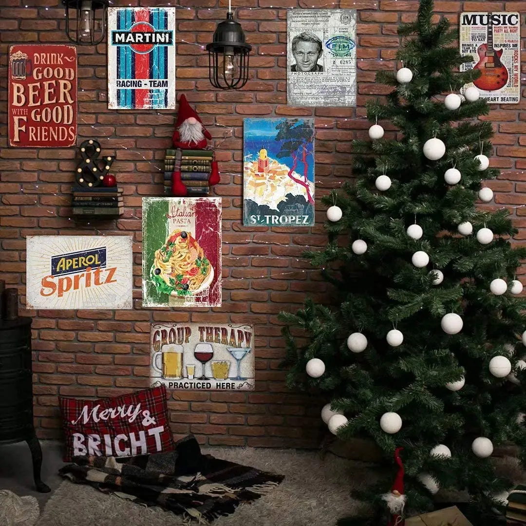 Плакат с изображением крика металлическая пластина жестяной знак украшение для