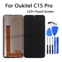 6 09 original for oukitel c15 pro lcd display touch screen digitizer replacement repair kit for oukitel c15 pro lcd phone parts
