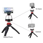 DSLR камера телефон электронный вращение на 360 градусов панорамная головка штатив крепление для Gopro зажим телефона зажим с пультом дистанционного управления