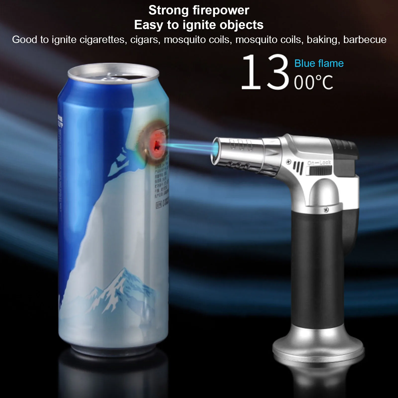 Кухня сварочный фонарь Зажигалка Jet бутан газовой зажигалки турбо Портативный