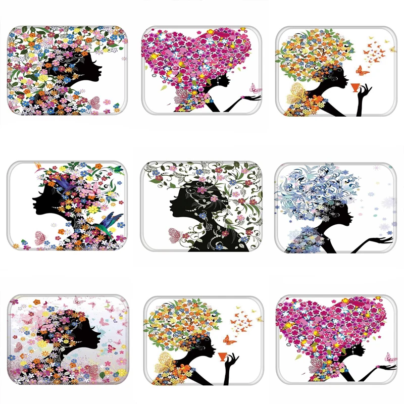 Новый Добро пожаловать коврики Для женщин и девочек принт в ванную Кухня ковры