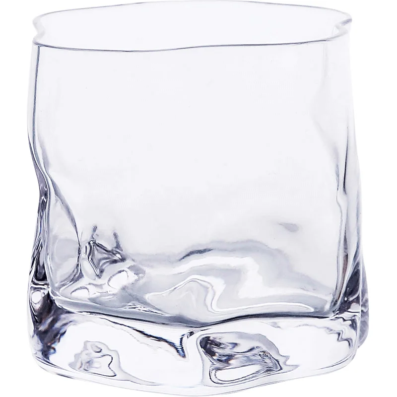 20PCS/Lot 245ml Whiskey Scotch Glass Irregular Crystal Wine Glasses Drinking Glassware Dishwasher Safe Tumbler Cup | Дом и сад