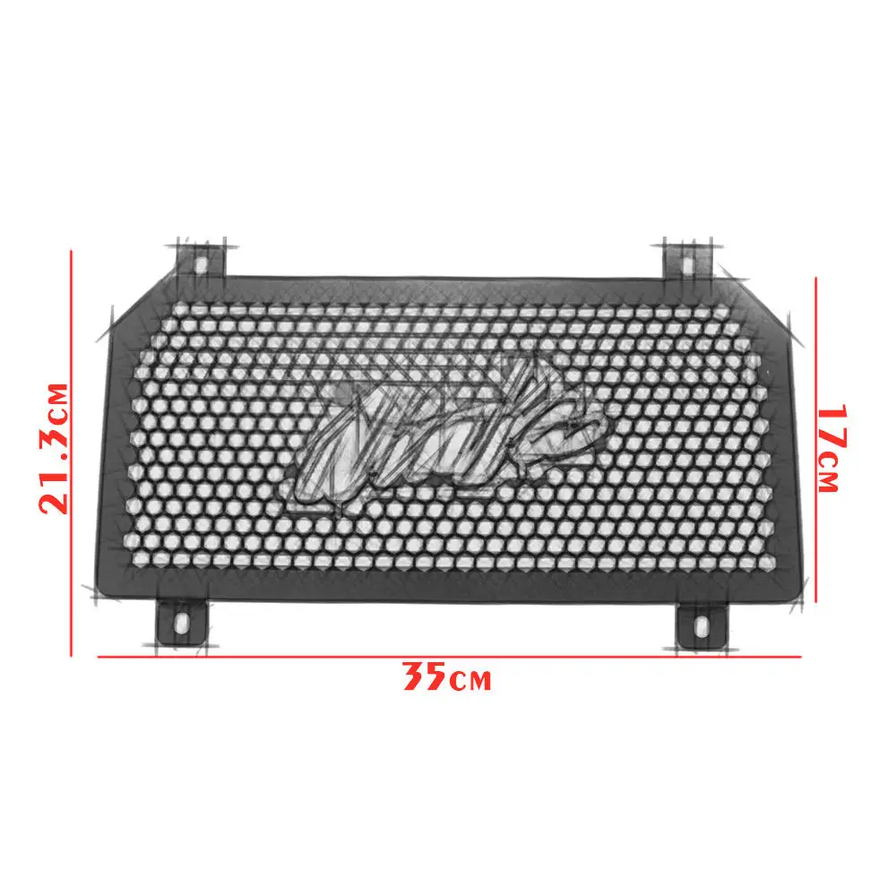 

Aluminum Motorcycle Radiator Guard Grille Protection Water Tank Guard For Kawasaki Ninja 400 2017-2019