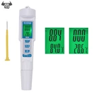 DANIU PH-983 EC 3 в 1 PH тестер качества воды с четким ЖК-дисплеем с подсветкой измеритель PH зонд для использования в бассейне лаборатории