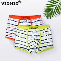 VIDMID Baby kids Boys underwear Panties Cotton striped Boxers Underpants kids baby Boys Childrens Underwear Clothing 7131 09