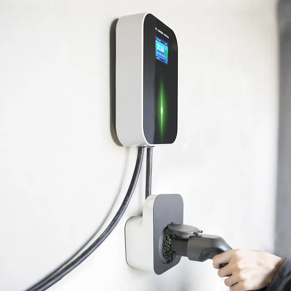 32А Однофазное зарядное устройство EV электромобиль зарядная станция Wallbox с