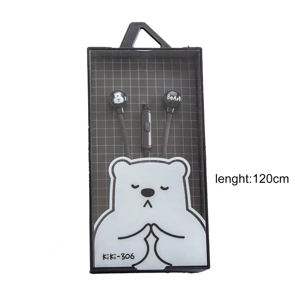 50% Off наушники мультфильм Шум снижение 3 5 мм Jack проводной In-ear спортивный наушник