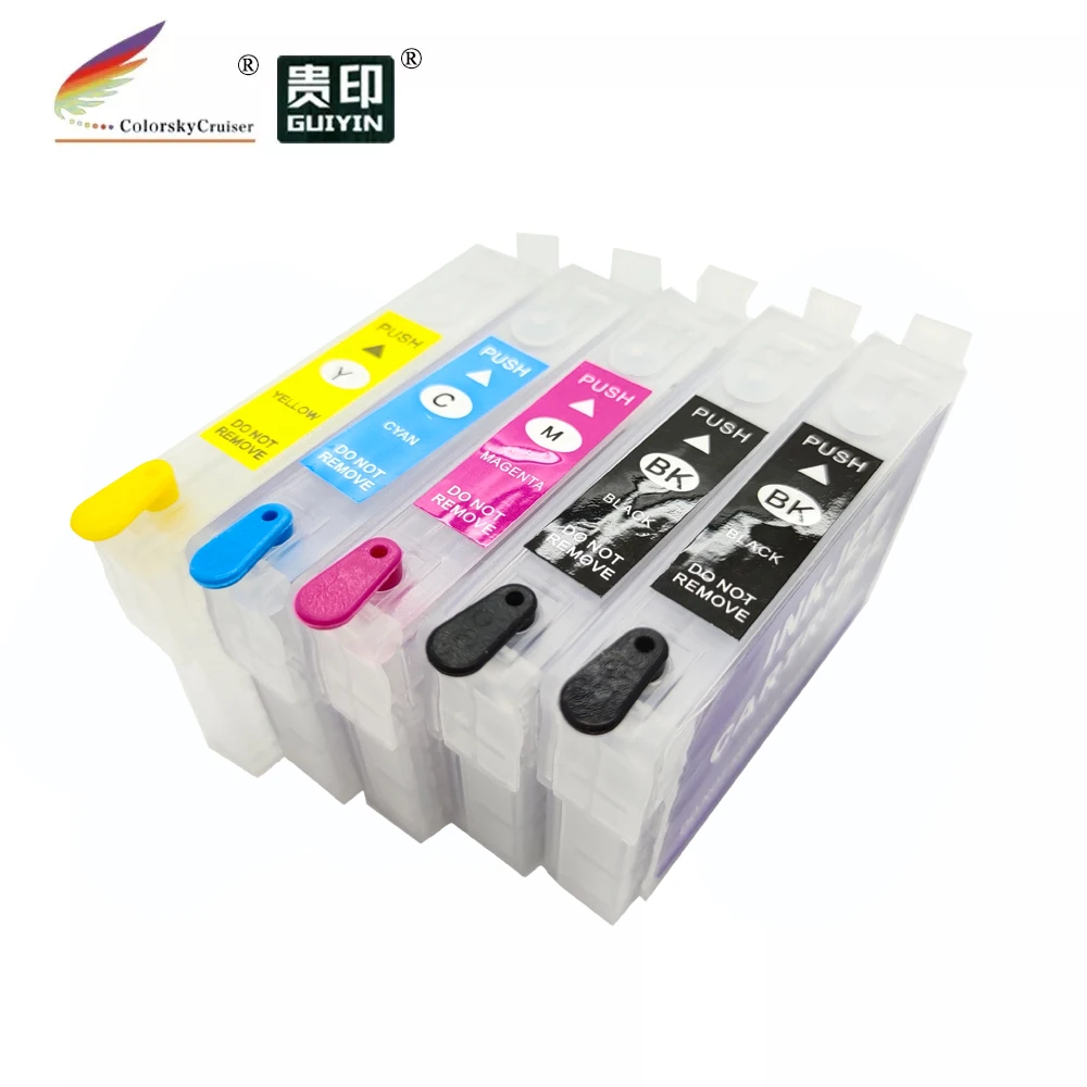 (RCE-73HN-73N) Заправляемый картридж с чернилами для Epson 73HN 73 73N CX8300 CX9300F CX5900 TX110 k/c/m/y |