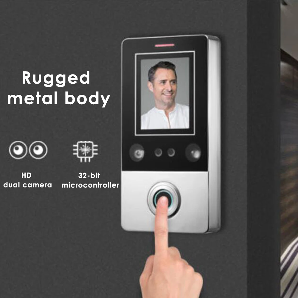 face recognition smart lock access control door opener with fingerprint sensor rfid door access control system free global shipping