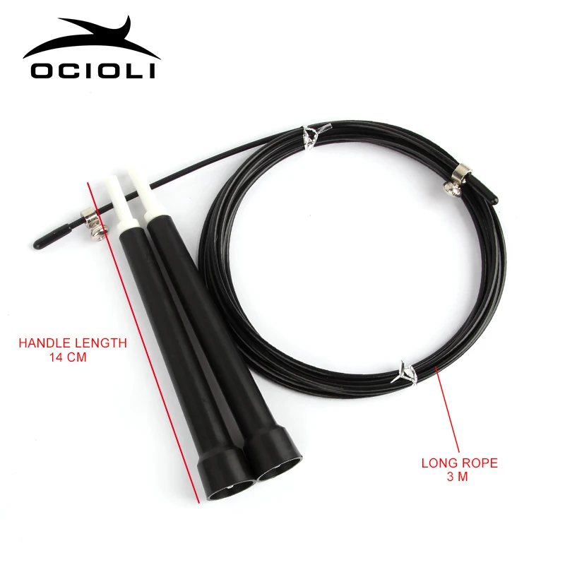 Новая Стальная Проводная скакалка Регулируемая Скакалка для кроссфита Fitnesss