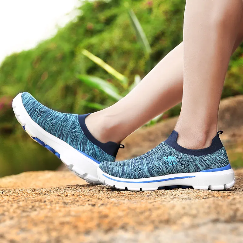 

High Quality Sneakers Men Summer Breathable Casual Shoes Men Lace-up Walking Shoes Zapatillas Hombre Male Footwear