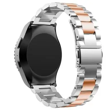 Ремешок для Garmin Forerunner 245 645 Vivoactive 3 музыкальный ремешок из нержавеющей стали сменный ремешок 20 мм металлический браслет Correa - Цвет: silver rose gold