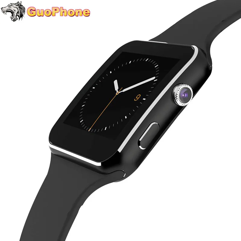X6 SmartWatch телефон 1 54 дюймов камера с сенсорным экраном Bluetooth MP3 SIM карта TF дети
