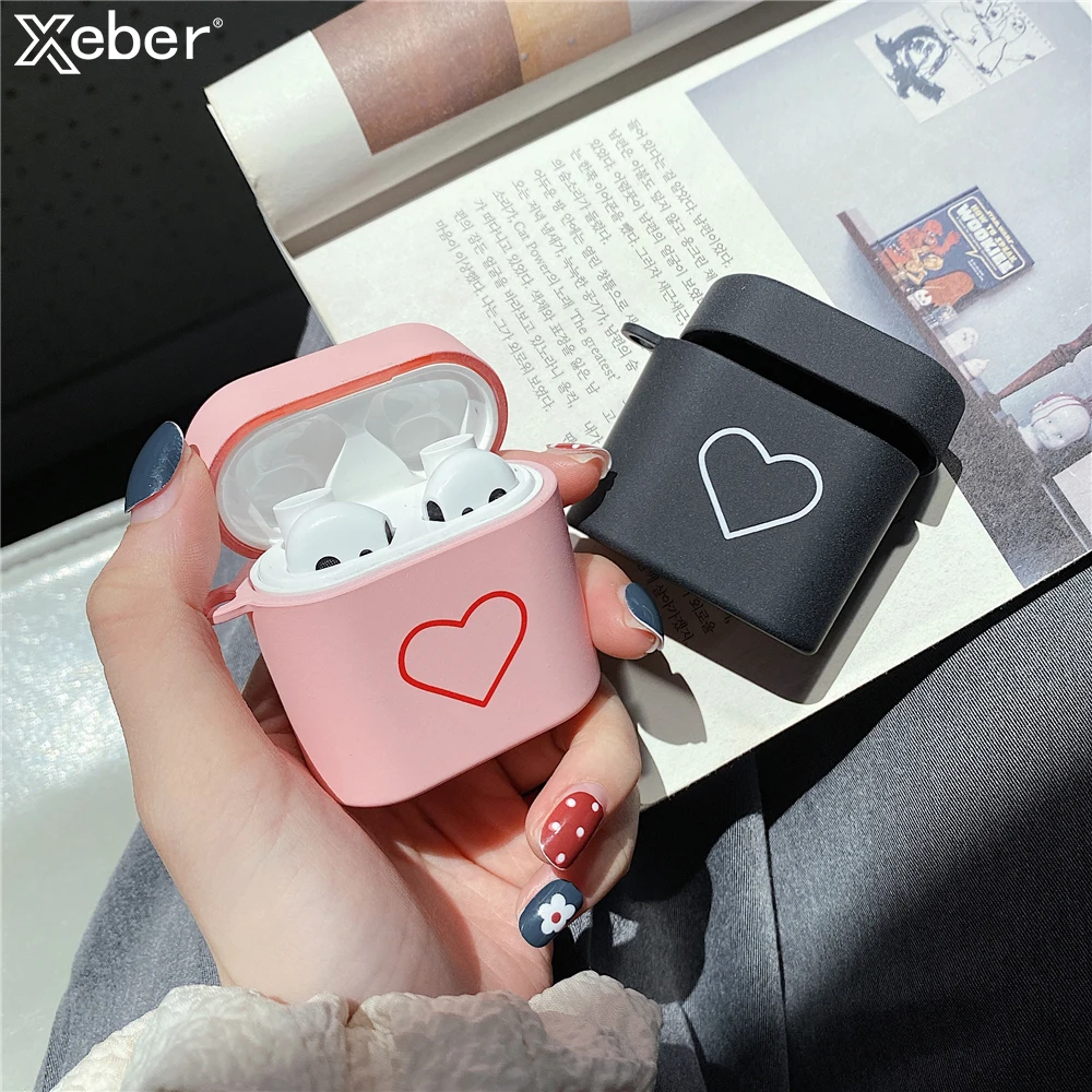 Милый Жесткий Чехол для наушников с сердечком Xiaomi Airdots Pro 2 беспроводная гарнитура