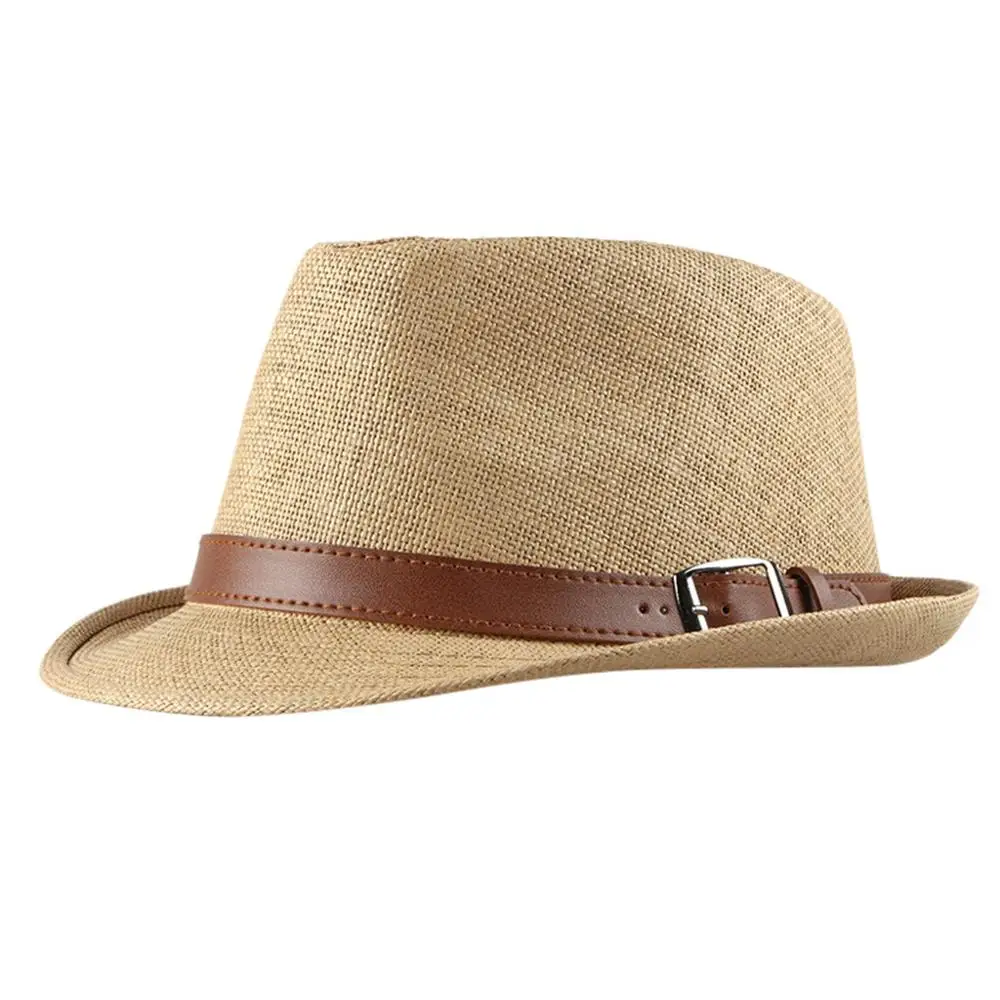Шляпа соломенная Мужская женская летняя с защитой от солнца #2S27 | Аксессуары для