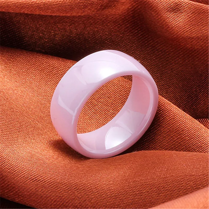 Полированные керамические кольца для мужчин и женщин обручальные 3 цветов 6 мм