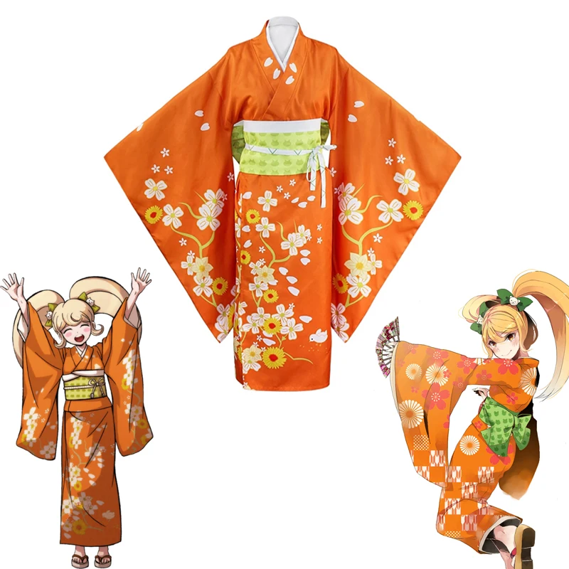 Костюм для косплея иоко из аниме данганронпа оранжевый наряд девушек