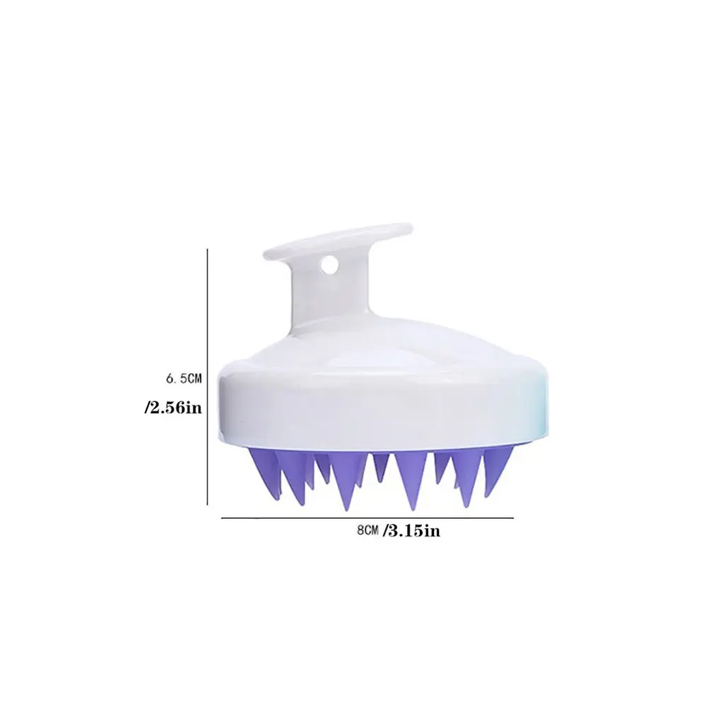 

Silicone Head Body Clean Care Hair Root Itching Scalp Massage Comb Shower Brush Slimming Anti-Dandruff Wet Dry Dual Use