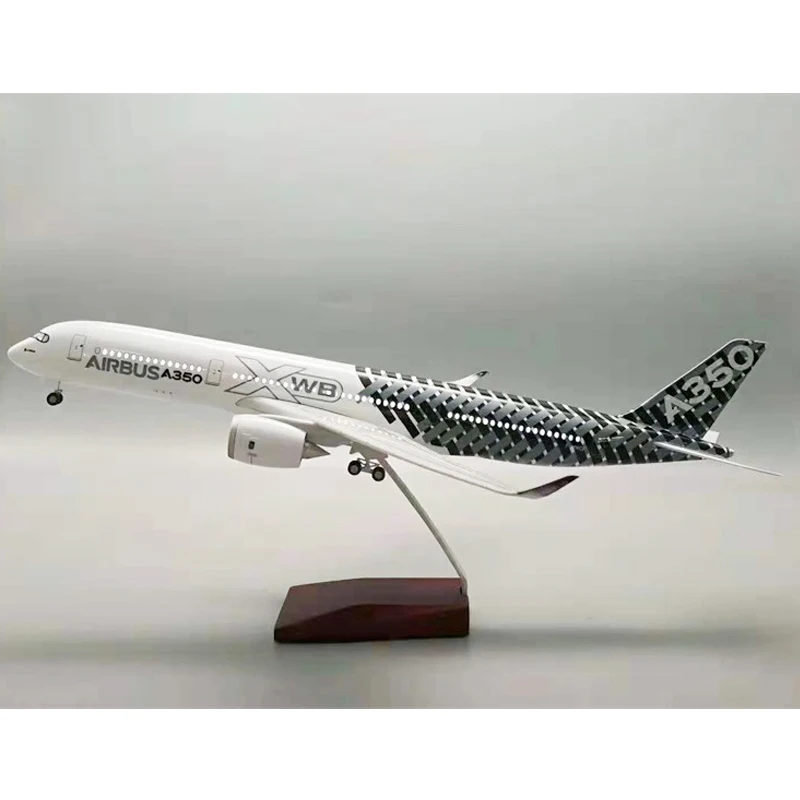1: 160 масштаб Airbus A380 EMIRATES модель аэроплана самолет модель с колесо с подсветкой литая под давлением пластиковая Смола самолет подарок