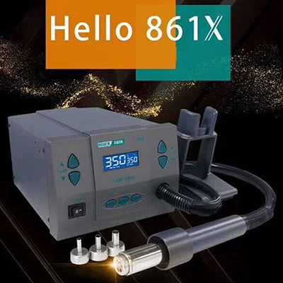 861X 861DW Оригинальная быстрая паяльная станция Quick 861DW ремонтный инструмент Quick 861 dw de паяльная станция для деталей поверхностного монтажа SMD для iPhone samsung huawei phone - Цвет: 861X
