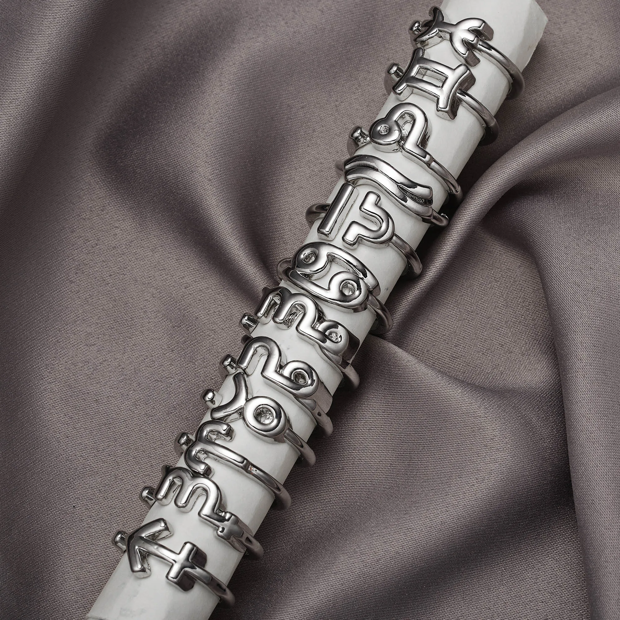 Новый знак зодиака кольца для мужчин и женщин дизайн в античном стиле простой