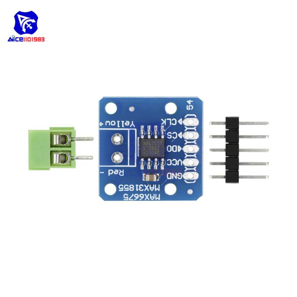 Модуль платы датчика температуры термопары типа K diymore MAX31855 SPI для Arduino|module