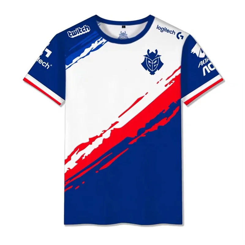 

G2 Escap uniform T-shirt 2020 LOL CSGO Player Kunden Name Fan T-shirt Hochwertige G2 esports Casual sports 3Dshirt