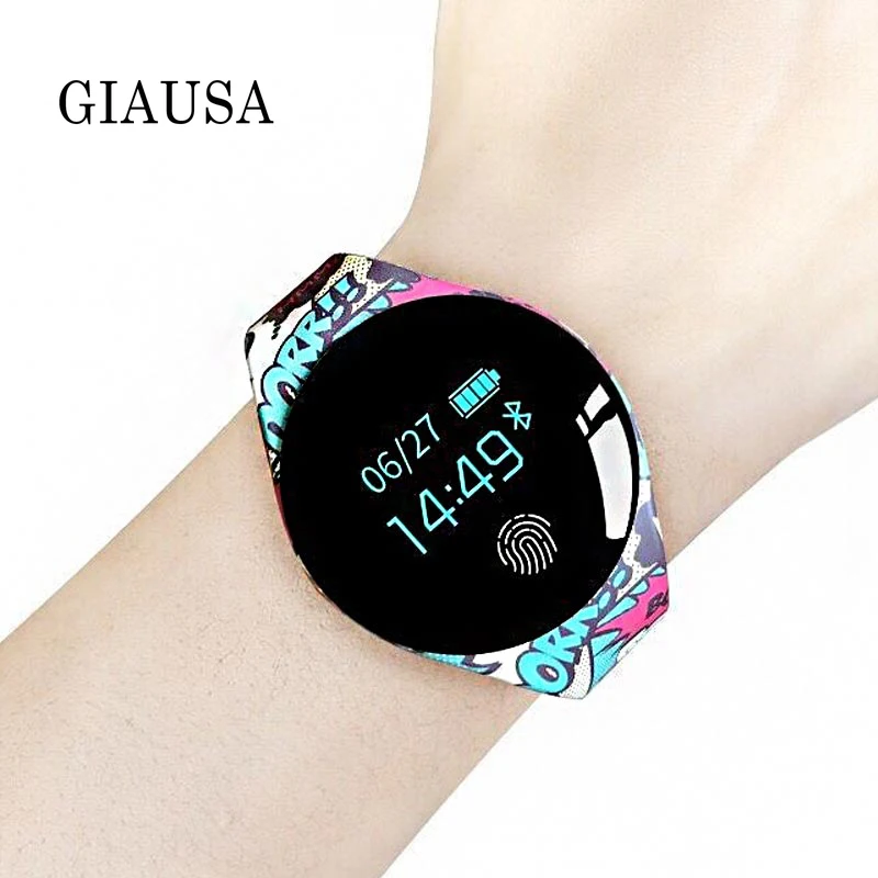 Цветные умные часы с сенсорным экраном Обнаружение движения смарт-часы
