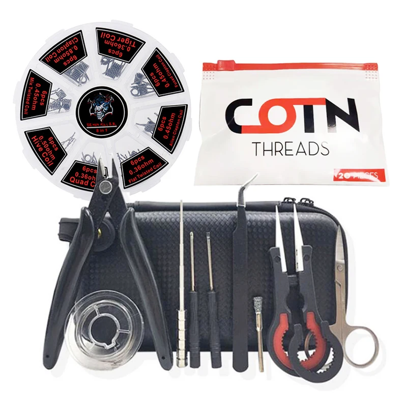 Набор инструментов для вейпа набор сделай сам органические хлопковые нитки