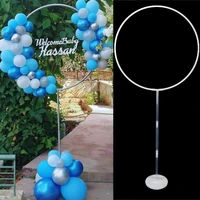 new round circle balloons stand balloon hoop holder arch weddng backdrop ballon frame baby shower kids birthday party decoration