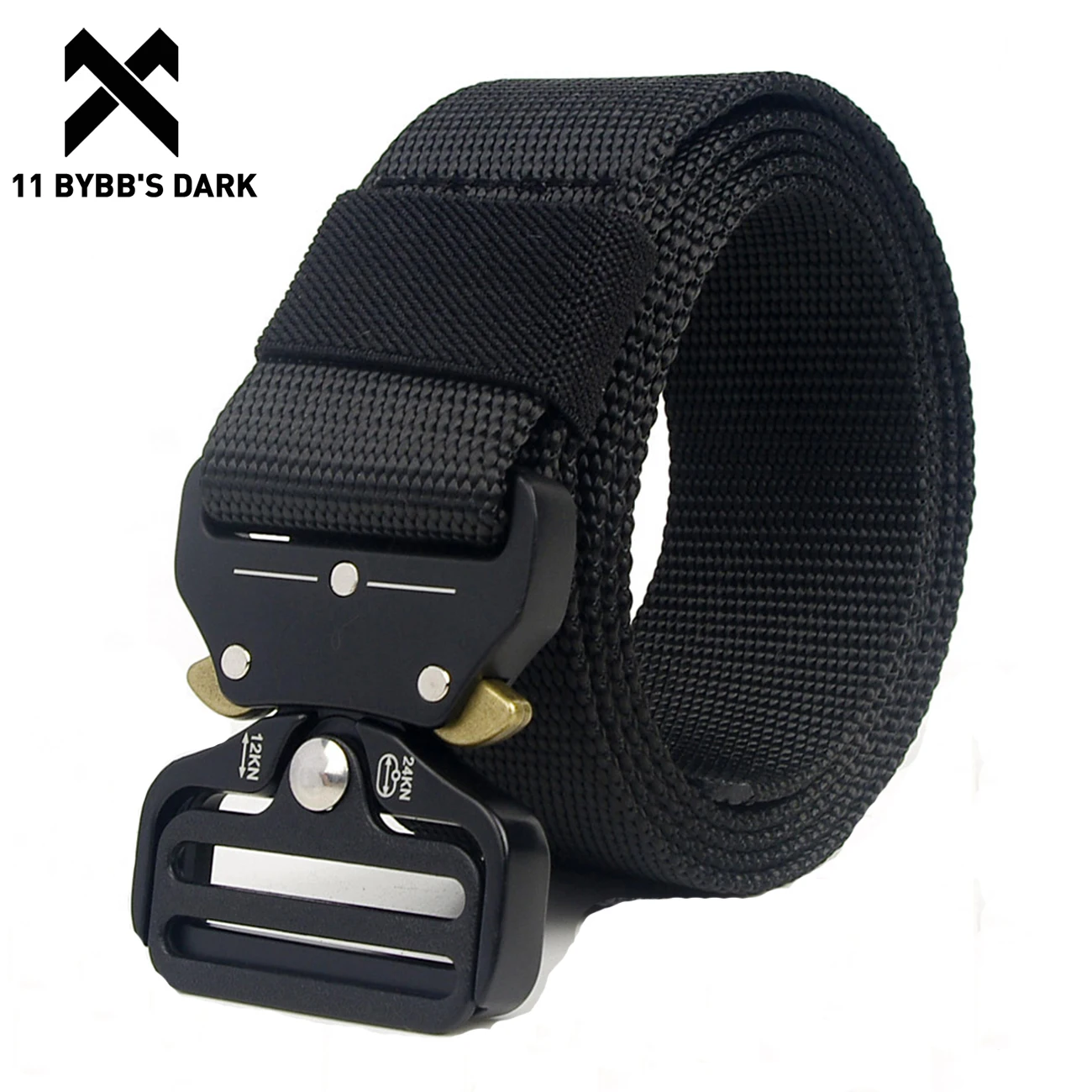 11 BYBB'S DARK Tactical Belt Men Adjustable Heavy Duty Military 2020 Fashion Streetwear Hunting Accessories Waist Metal Buckle